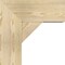 Ekena Millwork Traditional Block Rough Sawn Bracket w/ Offset Brace, Douglas Fir, 8"W x 18"D x 18"H BKT0806X18X18TRA05RDF - alternate 4